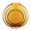Melrose - Round Decorative Glass Vase - 6.25" - Yellow