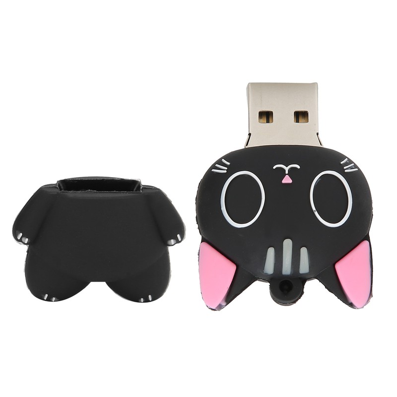 Cartoon Cat Pattern USB Flash Drive Data Picture Music Movie