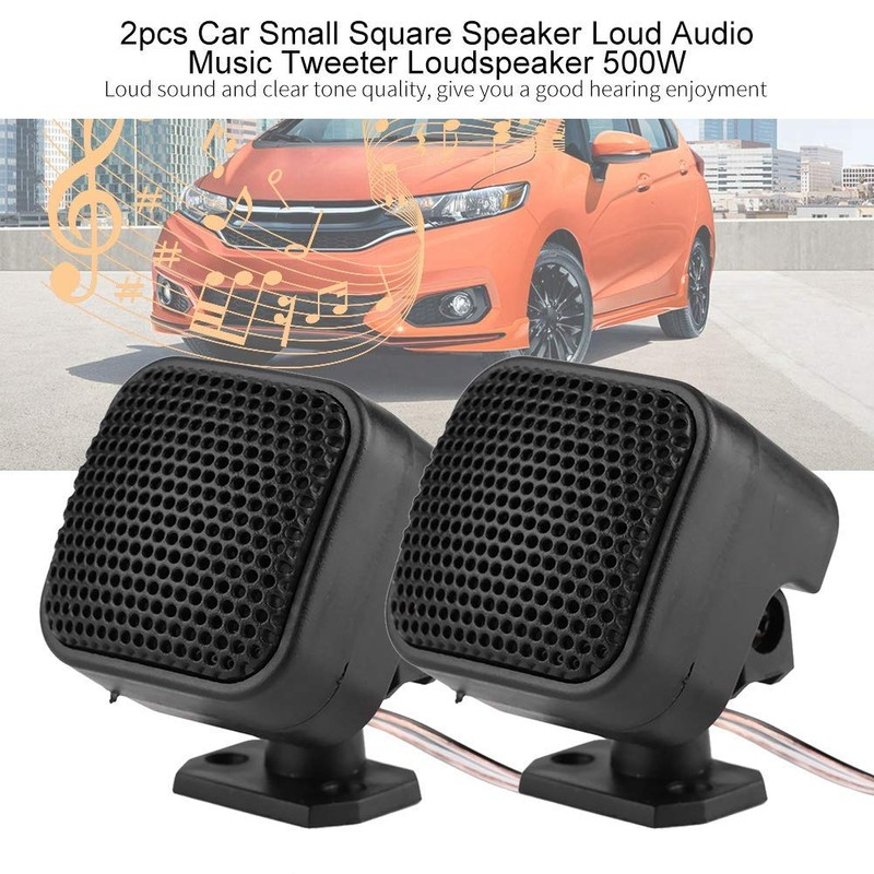 Aramox Audio Tweeter, 2 Pack, Car, Black, 500 Watt, 12