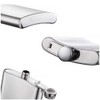 2 Pieces Stainless Steel Hip Flask, 6 oz Hip Flask,