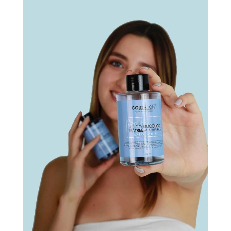Tónico Facial Exfoliante Ácido Glicólico Colorton Mentolado 150ml