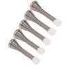 Spring Door Stop,5 Pack Metal Door Stoppers Wall Mounted Doorstop