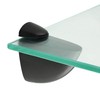 Alise 2 Pcs Adjustable Brackets Board/Glass Floating Shelf Brackets Wall