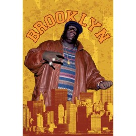 NOTORIOUS BIG - BROOKLYN MUSIC POSTER - 24 x 36