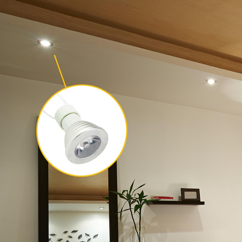 GU10 Base Socket 6 Pack Ceramic Socket Lamp Connector with