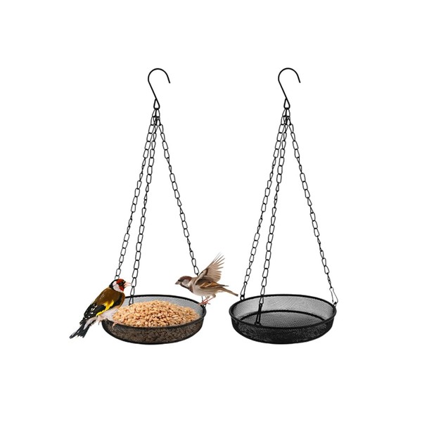 Anlising 2 x Hanging Bird Feeder with Iron Chain and