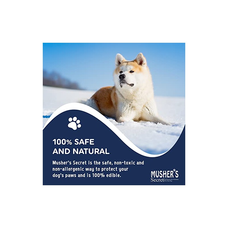 Musher's Secret Pet Paw Protection Wax, 60-Gram