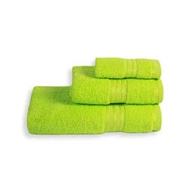 🤗🖐️🛁Supreme 3 piece Matching Towel Set for Bathroom 500GSM Super Soft Cotton Pack contains 1 face flannel, 1 hand towel, 1 bath towel Absorbent and Quick Dry towels (NEON GREEN LIME)