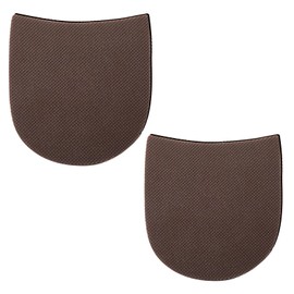 Shoe Repair Rubber Heel, Cowboy Boot Heel Replacement Heels Replacement Anti-Slip Heels Pads for Men's and Woman's 5/32 Inch (4mm) Thick, 1 Pair Brown