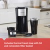 BLACK+DECKER CM618 Single Serve Coffee Maker, Black