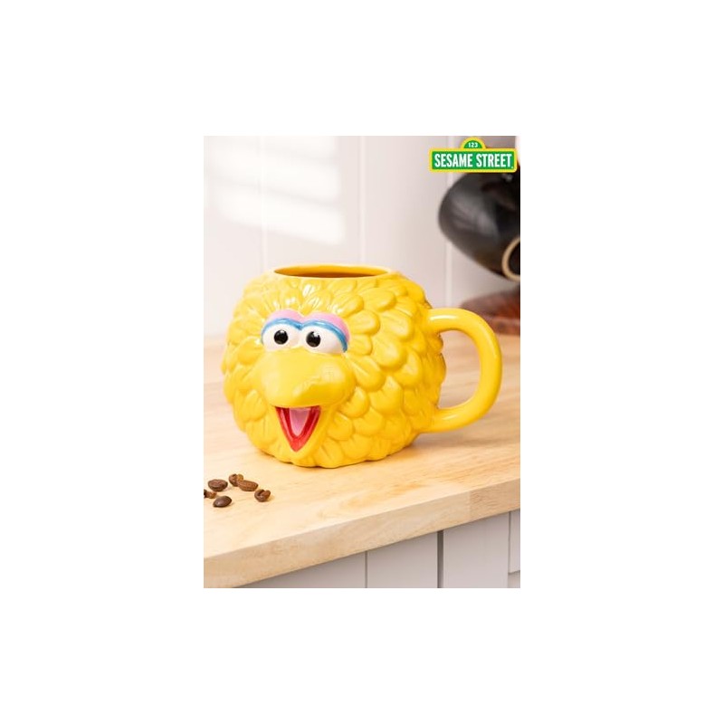 FUN.COM Sesame Street Big Bird Head Molded Mug