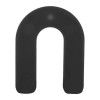 CRL PHS24-XCP100 Black 1/4" x 3" Plastic Horseshoe Shims - pack of 100