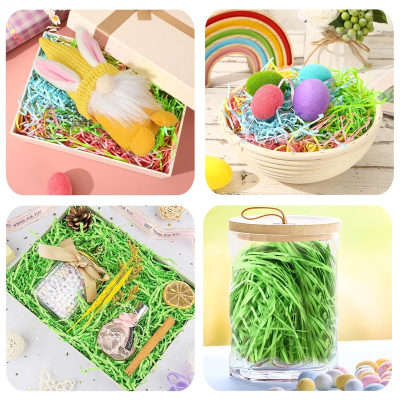 MARFOREVER 200 g Easter Grass Green, Filling Material Gift Decorative