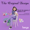 BERYA Embroidery Kit for Beginners, Flowers and Leaves Embroidery Practice