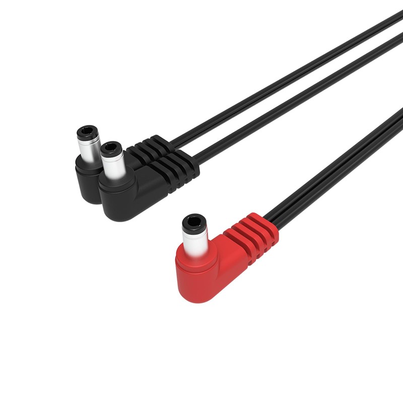YXQZH Guitar Pedal Power Cable 2-Way Stereo Split, 2-Pack