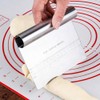 Youery Stainless Steel Bench Dough Scraper，Scraper Chopper Dough Cutter with