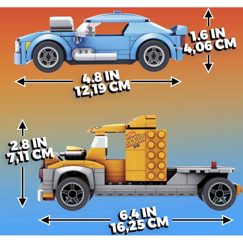 MEGA Construx GYG66 Hot Wheels Twinduction Hauler Pack, Toy from