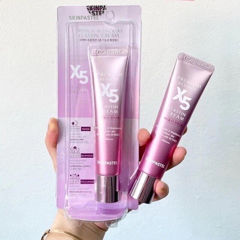 SkinPastel Premium Retinol X5 ELASTIN CREAM 30ml/1oz - Wrinkle -