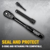 DEWALT Impact Socket Set with Ratchet, Metric/SAE, 1/2" Drive, 23-Piece