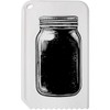 Azeeda 'Glass Jar with a Screw On Lid' Plastic Ice