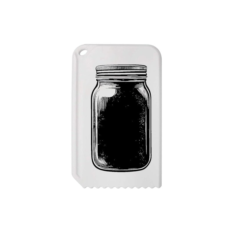Azeeda 'Glass Jar with a Screw On Lid' Plastic Ice