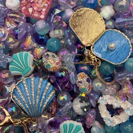 Acrylic Beads Mix(16mm)-Beading making-Bead Assortmens-DIY:_shells_150ml