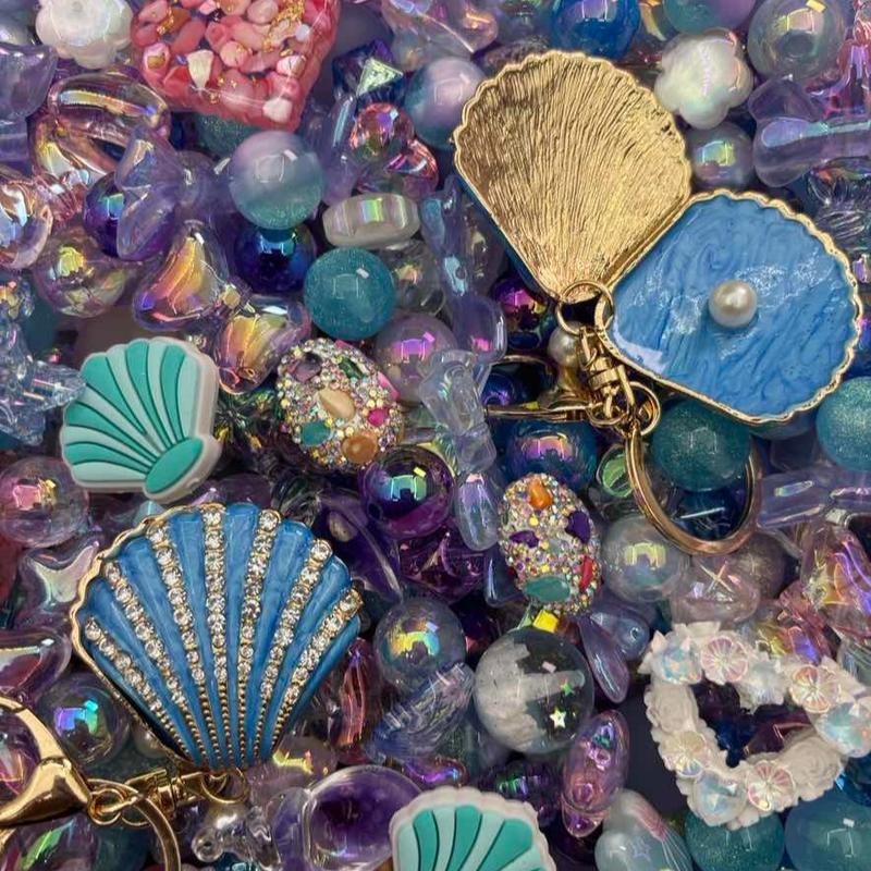 Acrylic Beads Mix(16mm)-Beading making-Bead Assortmens-DIY:_shells_150ml