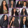Nervoss 34Inch Deep Wave Lace Front Wigs Human Hair 200%