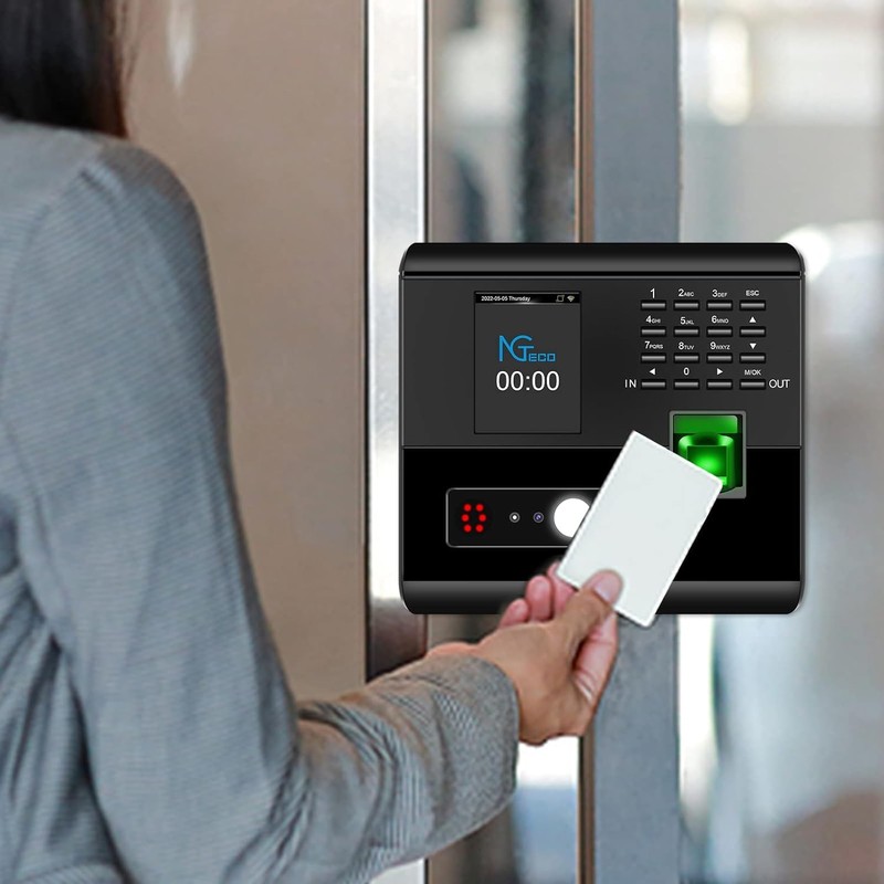 NGTeco 10 PCS RFID Cards for Time Clock, Compatible Time