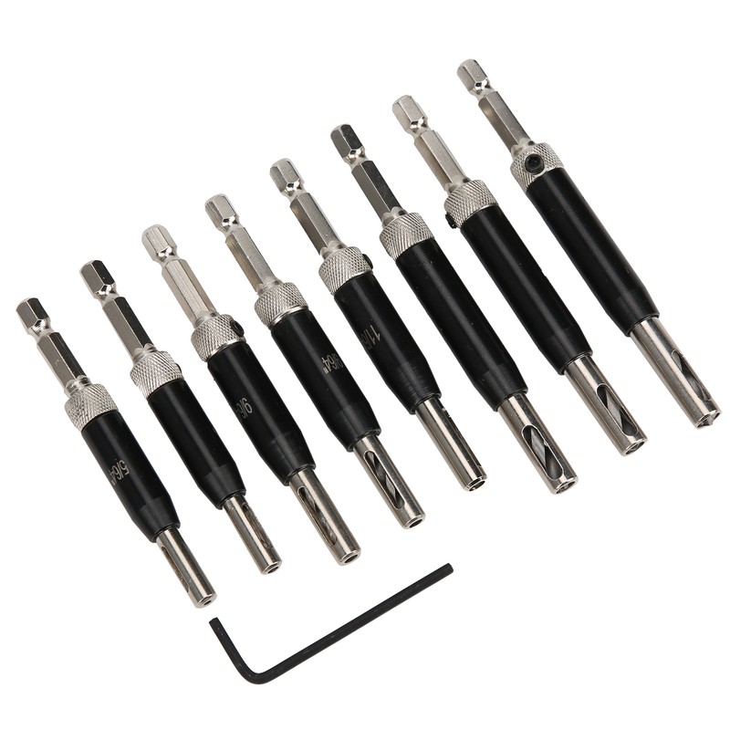 Hinge Drill Bit Set Hinge Window Door Cabinet Drilling Hole