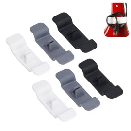 6 clips para cables, organizador de cables de silicona, organizador de cables multiusos, clips adhesivos para cables, gestión de cables para organizar cables para el hogar y la oficina (blanco, gris y