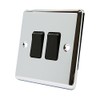 AET CPC2GSWIBL Polished Chrome Classical Black Insert Plastic Rocker Switches-10