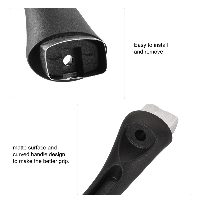 sourcing map Pan Replacement Handle Black 7.8inch with Screw Nonstick