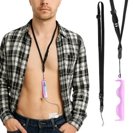 Ablefector PD Catheter Holder for Shower, Compatible with Baxter 5C4482 & 5C4483, Adjustable Peritoneal Dialysis Catheter Holder, Secure PD Dialysis Accessories -Purple