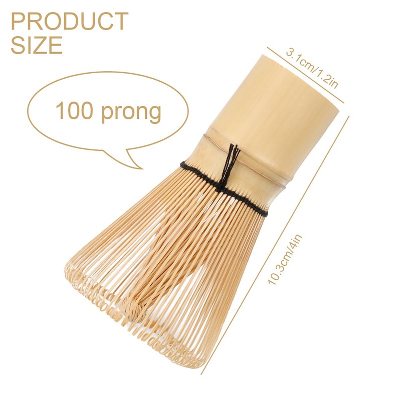 Matcha Whisk, GLADFRESIT 100 Prong Natural Bamboo Matcha Green Tea