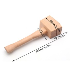 1PC Wooden Mallet Hammer Wood Carving Mallet Beechwood Wood Working Hammer Carpenters Mallet