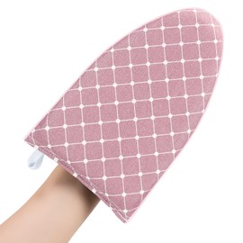 CINPIUK Garment Steamer Ironing Gloves Anti Steam Glove Heat Resistant Garment Steamer Mitt, Garment Steamer Accessories for Clothes，Pink, 2PCS