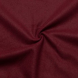 Stoffkontor Wool Fabric Winter Basic - Sold by the Metre Bordeaux - for Sewing Coats, Jackets, Ponchos, Blankets, Home Accessories and much more