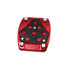 BULLSPANN Pedal Cover Universal Black Red Aluminum Alloy Anti-Slip Brake Pedal Cover for Motorcycle Replacement Parts Accessories Replacement