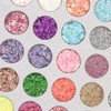 Nicear 40-Color Glitter Eyeshadow Palette - Waterproof & High-Pigment, 15x10x6cm