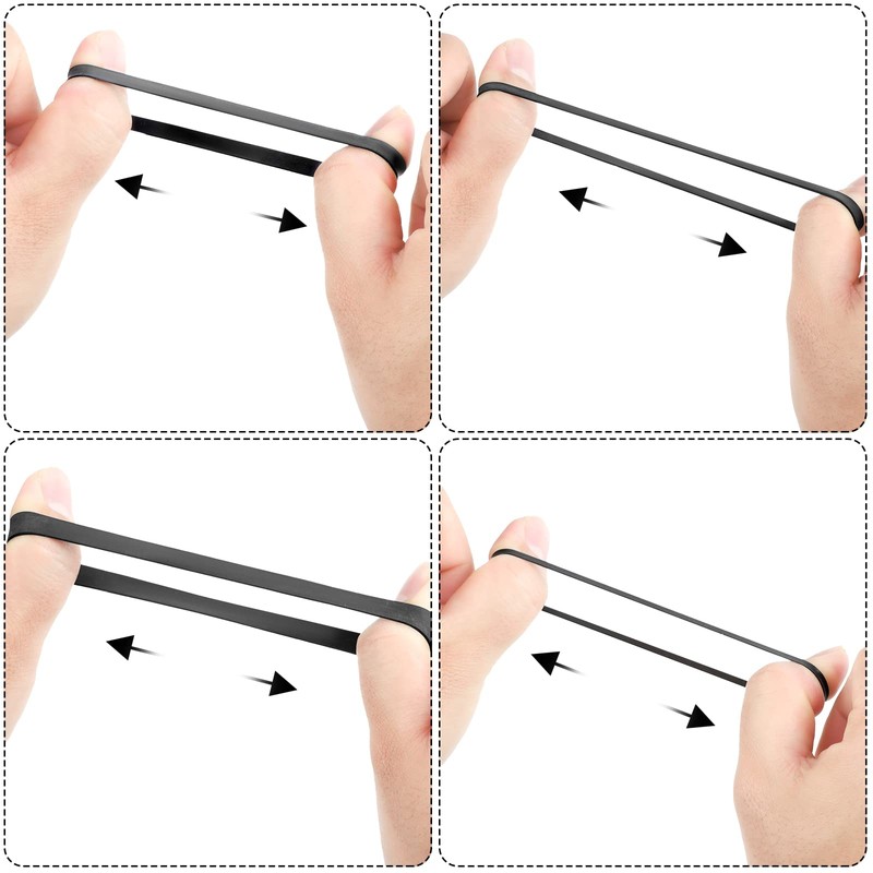 Tactical Rubber Bands Black Ranger Heavy Duty Rubber Bands Thick