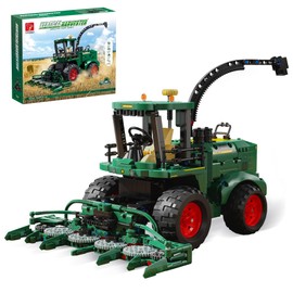 TGL TYCOLE Farm Harvester Building Block Sets,Truck Building Toys with Grain Head,STEM Harvester Tractor Construction Model Cars-Compatible with Legos,Birthday Gift for Adults Boys Age 8-12(1162Pcs)