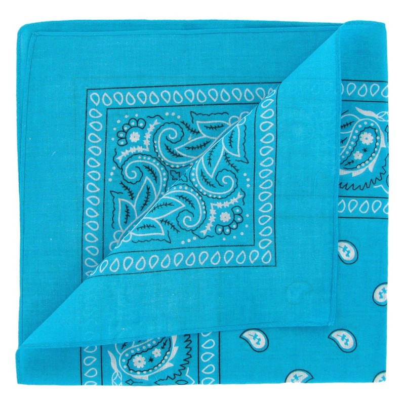 Laciteinterdite Set of 3 Paisley Bandanas for Men and Women,