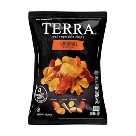 Terra Vegetable Chips, Original Vegetable Chips with Sea Salt, 1 Oz (Pack of 24)