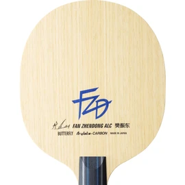 Butterfly Table Tennis Racket Fan Zhendong ALC-CS Chinese Style Pen 24180 Blade Size: 6.34 x 5.91 inches (161 x 150 mm) Round