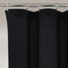Lush Decor 16T005472 Linen Button Shower, 72" x 72", Black