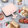 Breakfast Sandwich Maker Compact Electric Sandwich Maker with Non-Stick Plates