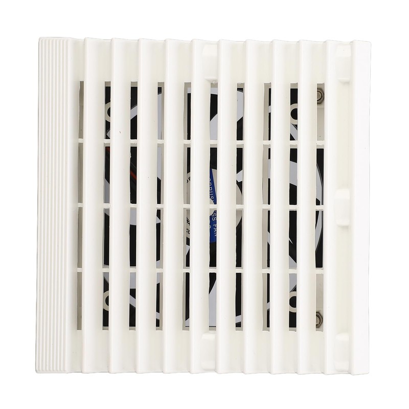 Side Exhaust RV Vent Fan Louvered Grid Odor Remove Silent