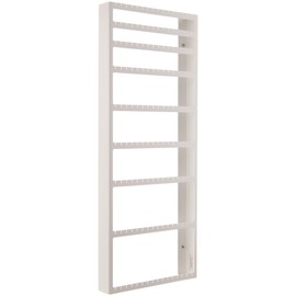 Angelynn's Large and Small Dangle Earring Holder Organizer Wall Hanging Jewelry Organizer Closet Jewelry Holder Storage Rack, Mary White