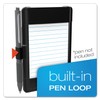 Oxford at-Hand Note Card Case, 3" x 5" Size, Black,